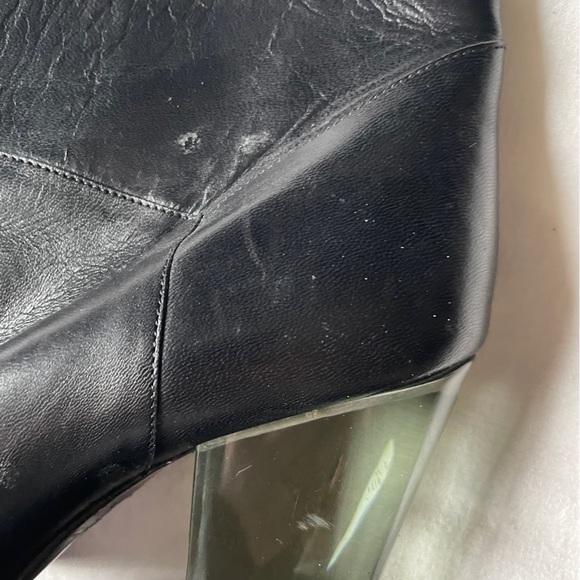 Marc By Marc Jacobs Lucite Plexi Heel Booties - Picture 9 of 16